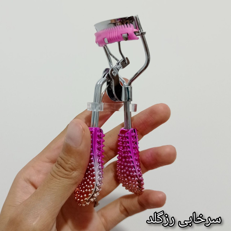 فرمژه دسته نگینی برس دار آبرنگی