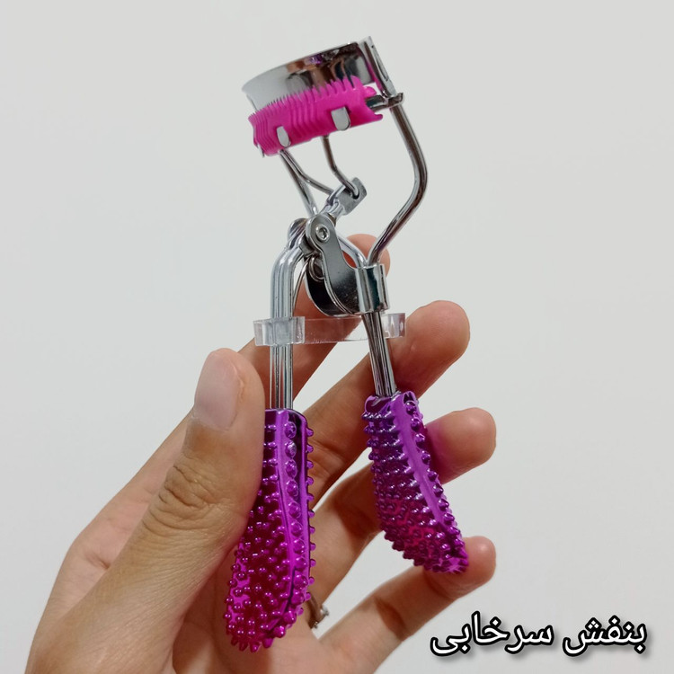 فرمژه دسته نگینی برس دار آبرنگی