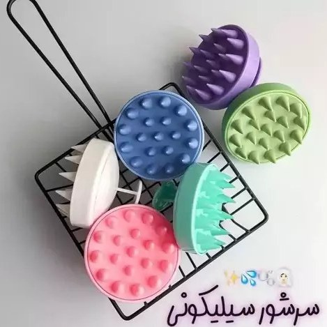 سرشور سیلیکونی کف سر و برس شستشو و رفع ریزش مو