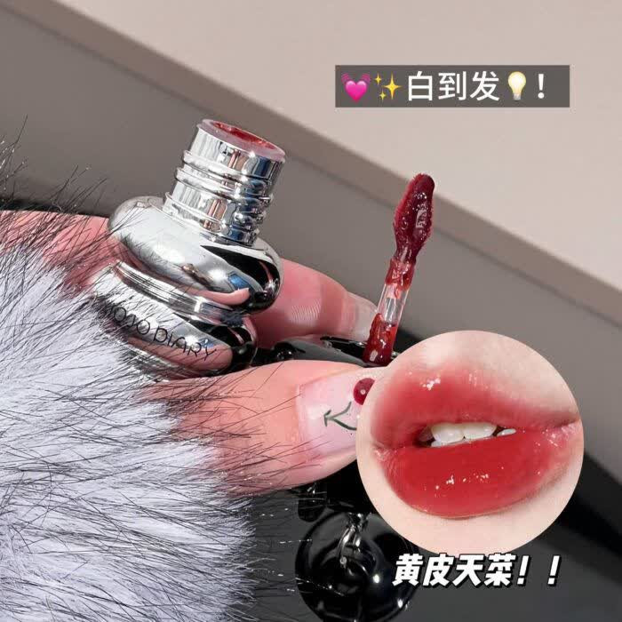 رژلب خیس دسته کلیدی خرسی در 6 رنگ جذاب